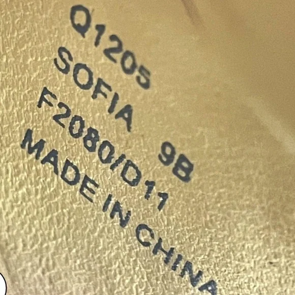 Coach Sofia tan leather heels size 9 - Picture 6 of 6